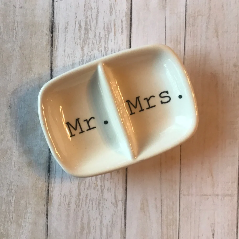 Altar’d State Mr. Mrs. Ring Dish